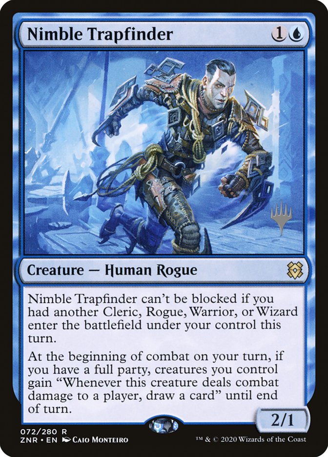Nimble Trapfinder (Promo Pack) [Zendikar Rising Promos] | Exor Games Summserside