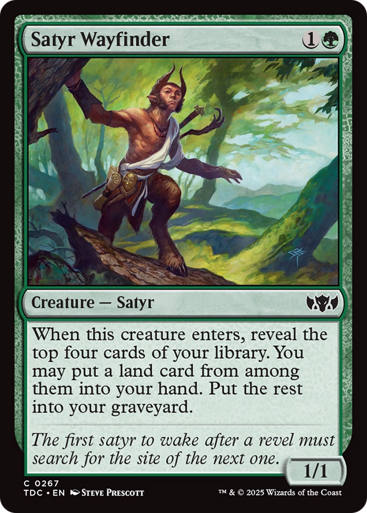 Satyr Wayfinder [Tarkir: Dragonstorm Commander] | Exor Games Summserside