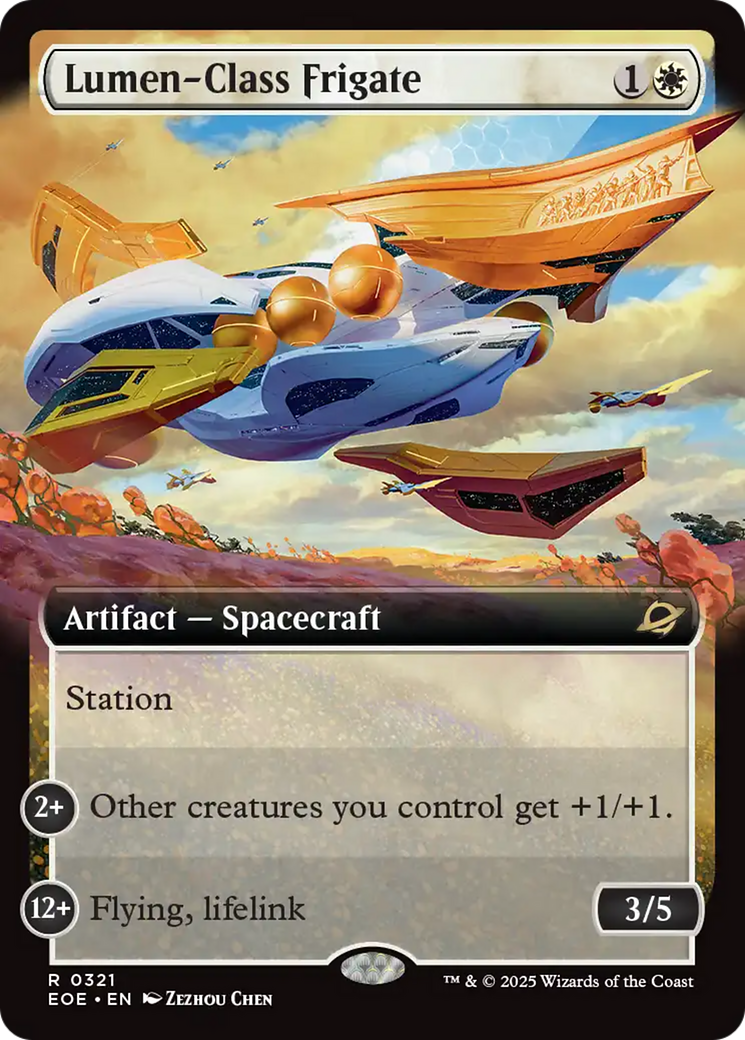 Lumen-Class Frigate (Extended Art) [Edge of Eternities] | Exor Games Summserside