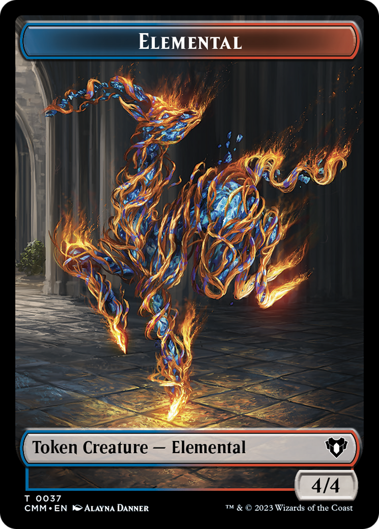 Elemental Token (37) [Commander Masters Tokens] | Exor Games Summserside