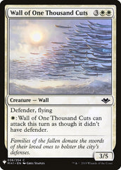 Wall of One Thousand Cuts [Mystery Booster] | Exor Games Summserside