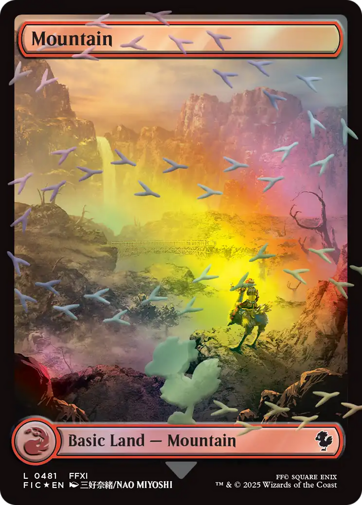Mountain (Chocobo Track Foil) [FINAL FANTASY Commander] | Exor Games Summserside