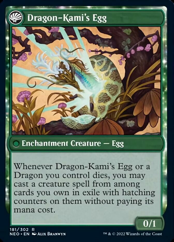 The Dragon-Kami Reborn // Dragon-Kami's Egg [Kamigawa: Neon Dynasty] | Exor Games Summserside