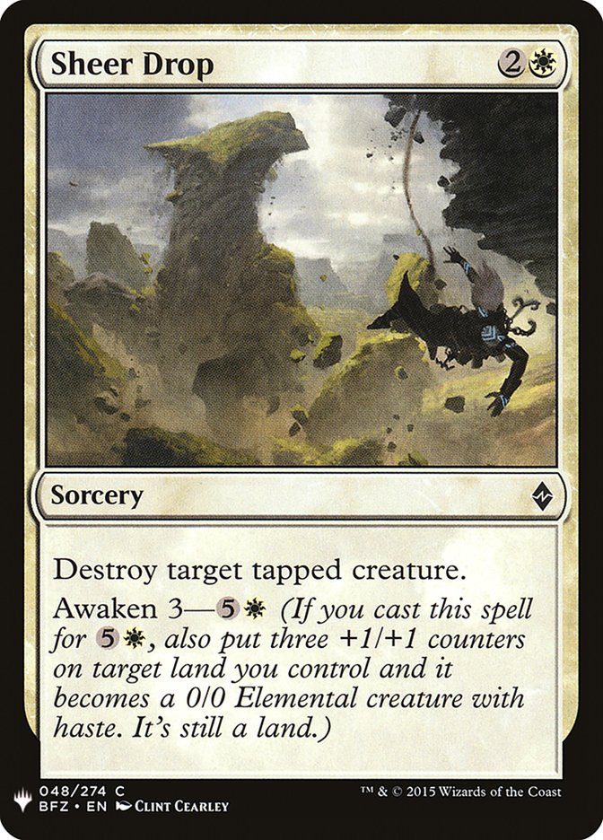 Sheer Drop [Mystery Booster] | Exor Games Summserside
