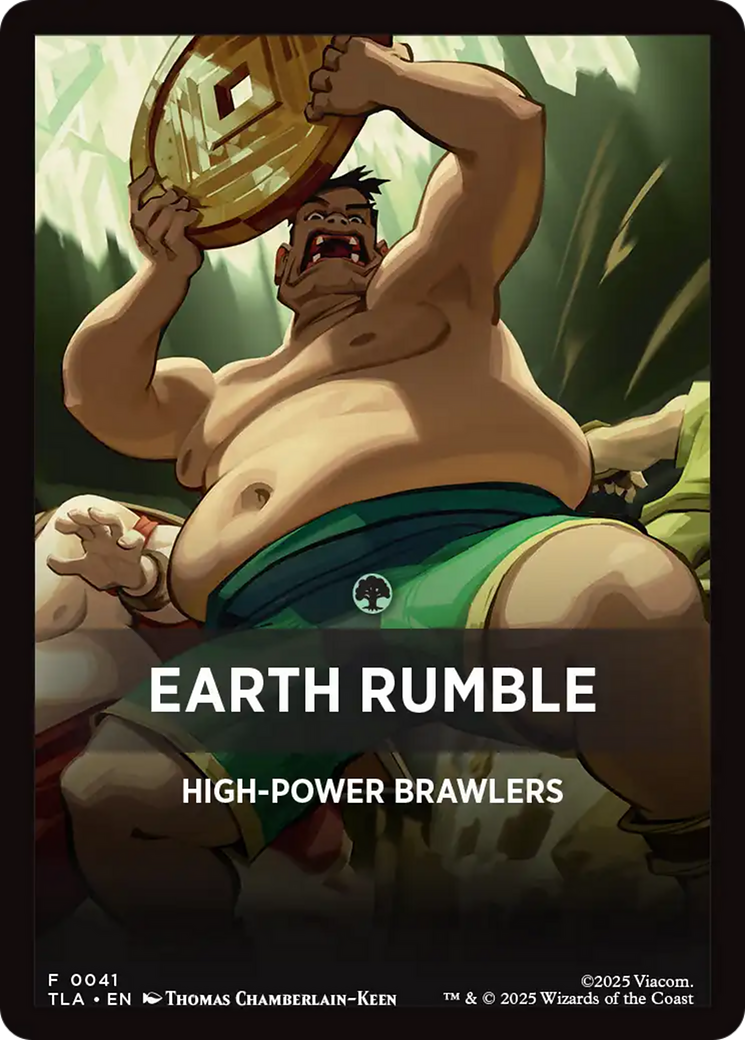 Earth Rumble Theme Card [Avatar: The Last Airbender Tokens] | Exor Games Summserside