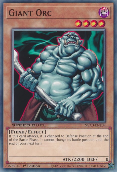 Giant Orc [SGX3-ENE09] Common | Exor Games Summserside