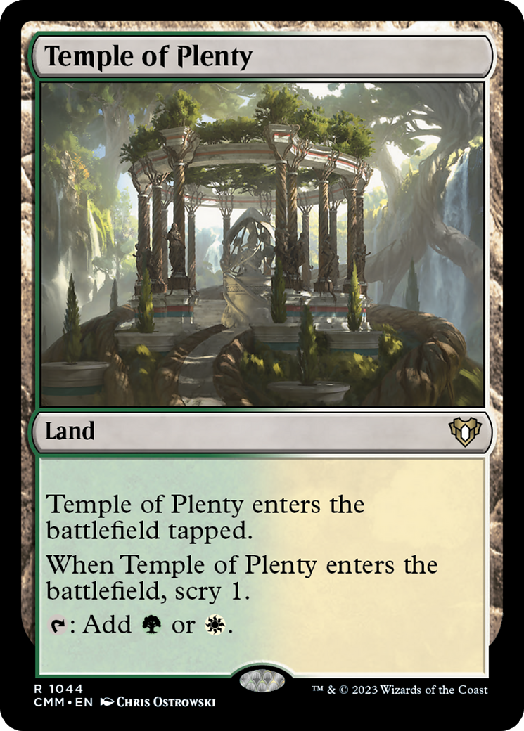 Temple of Plenty [Commander Masters] | Exor Games Summserside