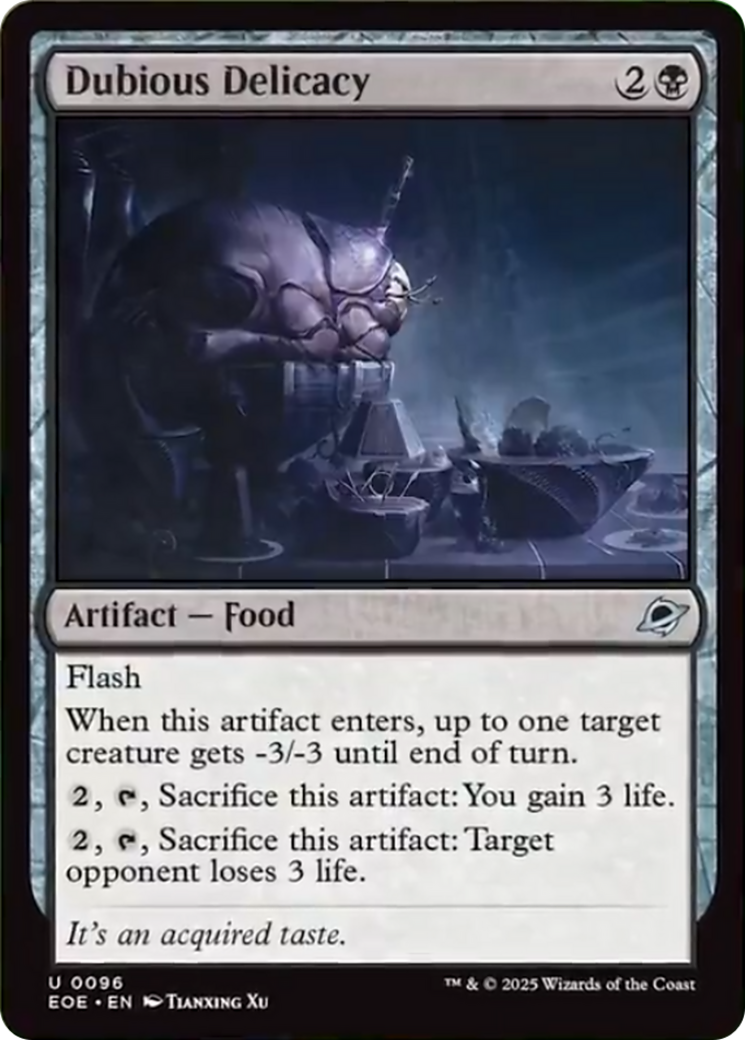 Dubious Delicacy [Edge of Eternities] | Exor Games Summserside