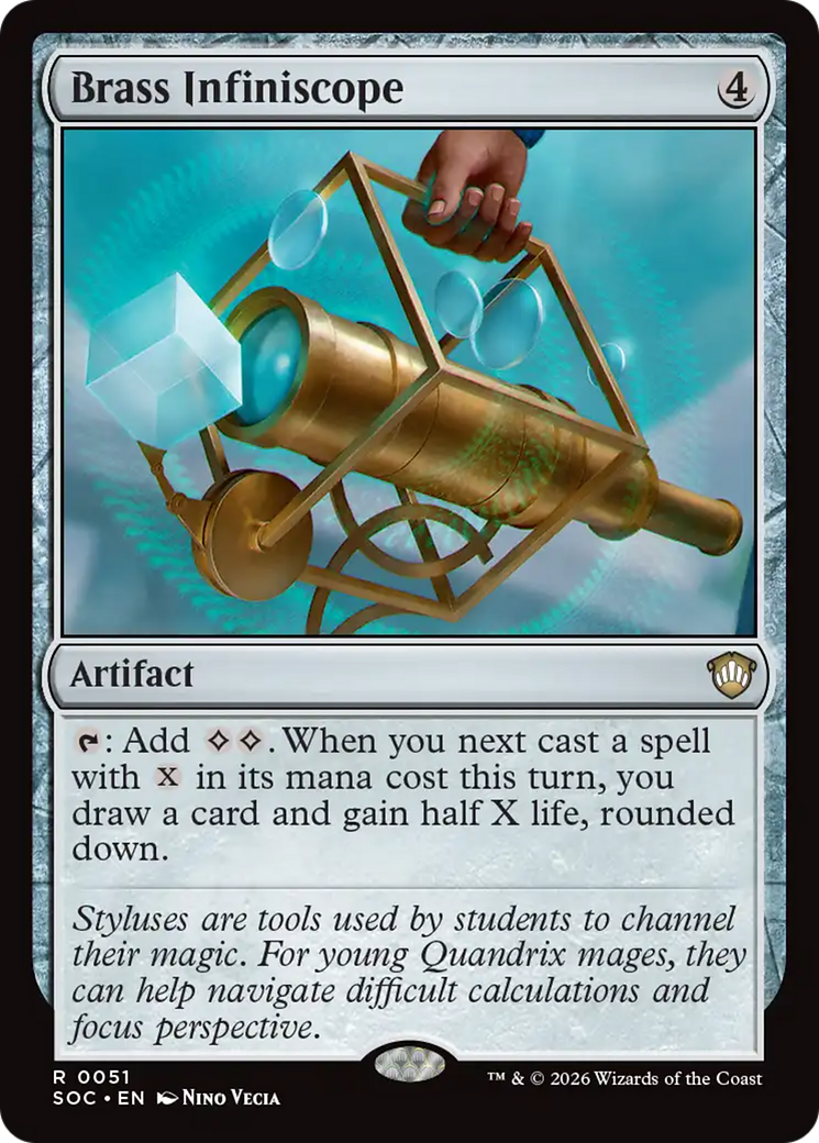 Brass Infiniscope [Secrets of Strixhaven Commander] | Exor Games Summserside