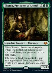 Titania, Protector of Argoth (Foil Etched) [Modern Horizons 2] | Exor Games Summserside