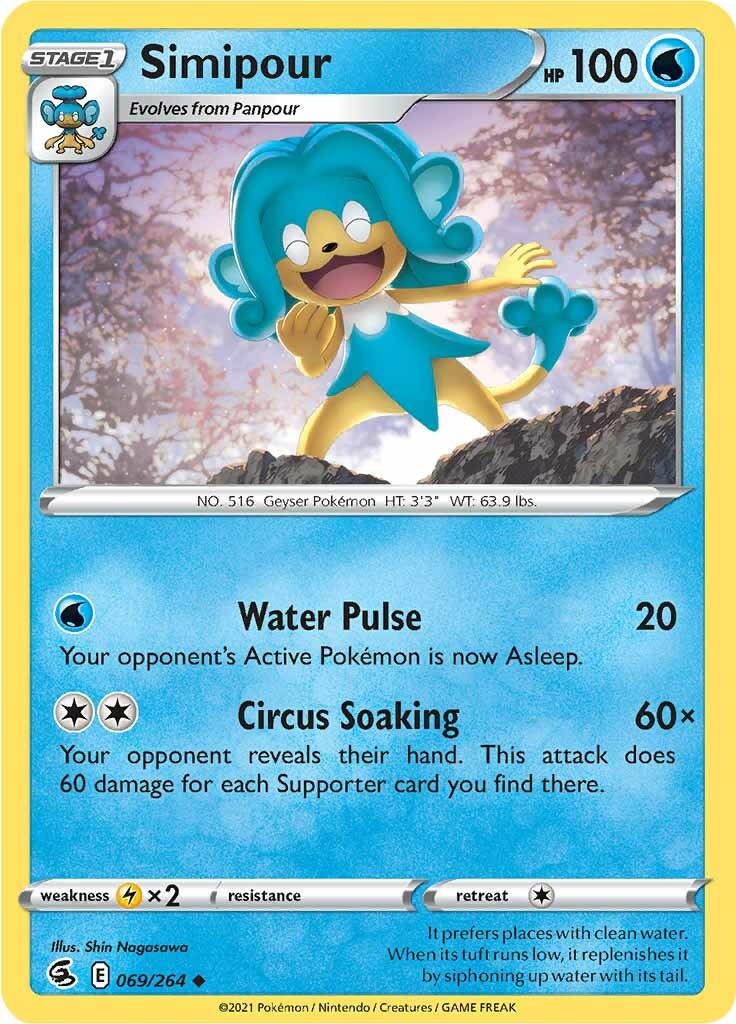 Simipour (069/264) [Sword & Shield: Fusion Strike] | Exor Games Summserside