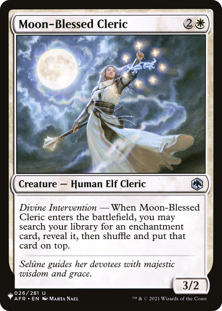 Moon-Blessed Cleric [The List] | Exor Games Summserside