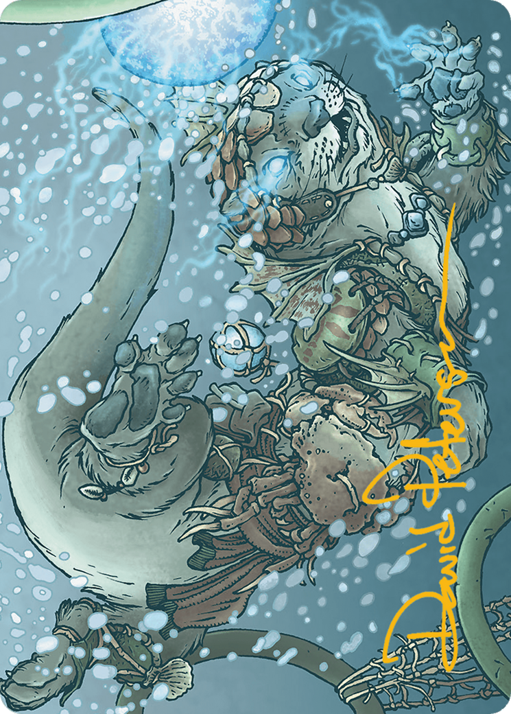 Kitsa, Otterball Elite Art Card (Gold-Stamped Signature) [Bloomburrow Art Series] | Exor Games Summserside
