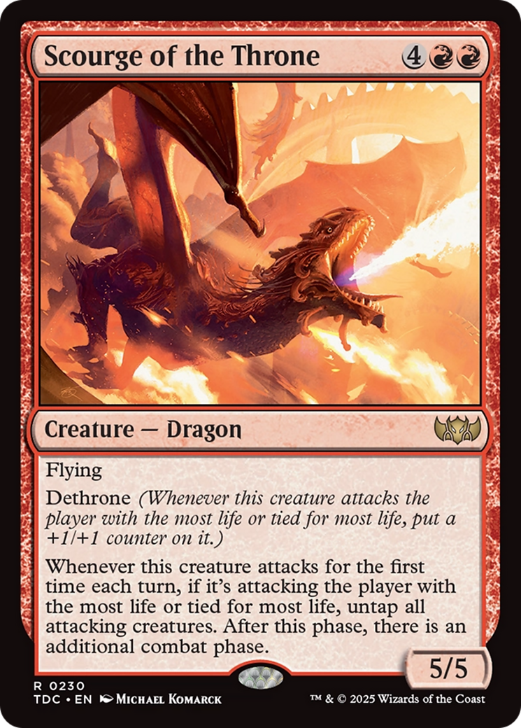 Scourge of the Throne [Tarkir: Dragonstorm Commander] | Exor Games Summserside