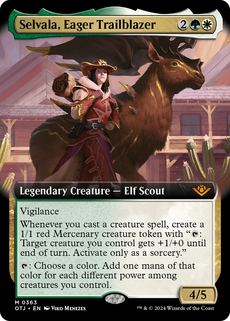 Selvala, Eager Trailblazer (Extended Art) [Outlaws of Thunder Junction] | Exor Games Summserside