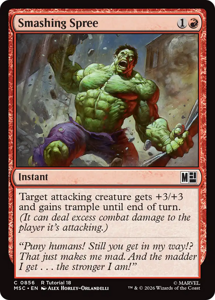 Smashing Spree (0856) [Marvel Super Heroes Commander] | Exor Games Summserside