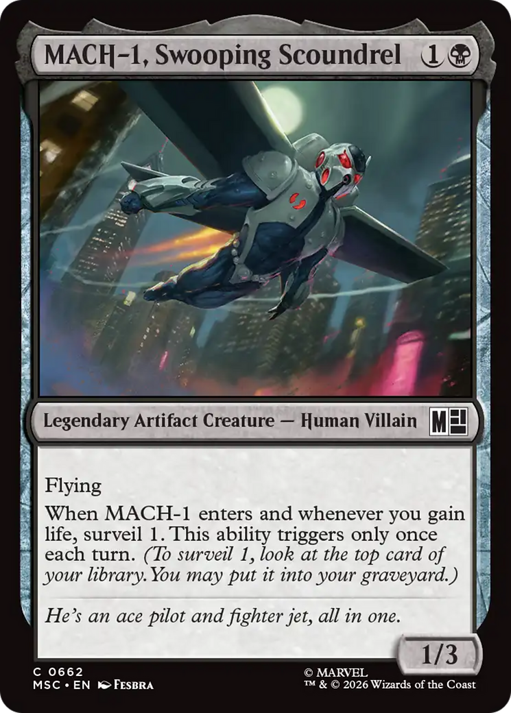 MACH-1, Swooping Scoundrel [Marvel Super Heroes Commander] | Exor Games Summserside