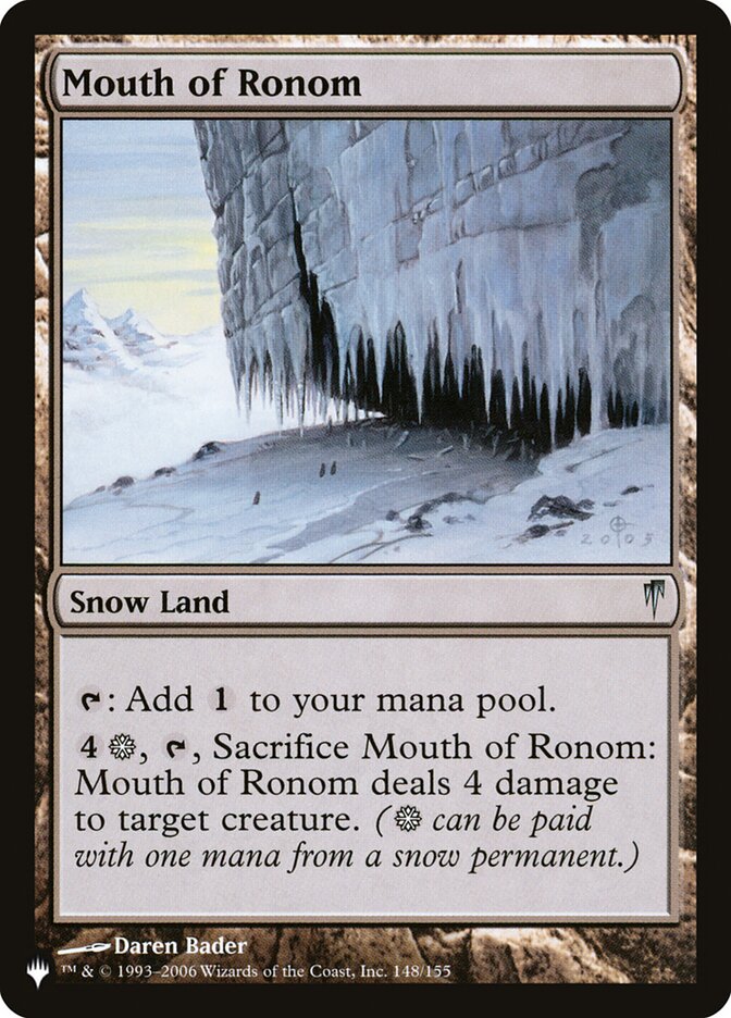 Mouth of Ronom [The List] | Exor Games Summserside