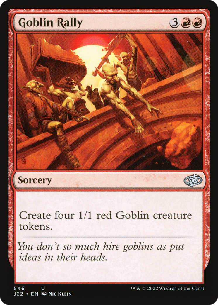 Goblin Rally [Jumpstart 2022] | Exor Games Summserside