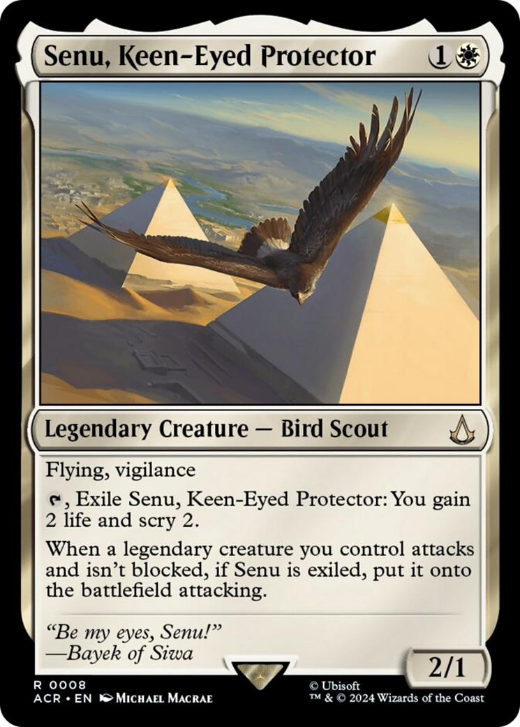 Senu, Keen-Eyed Protector [Assassin's Creed] | Exor Games Summserside