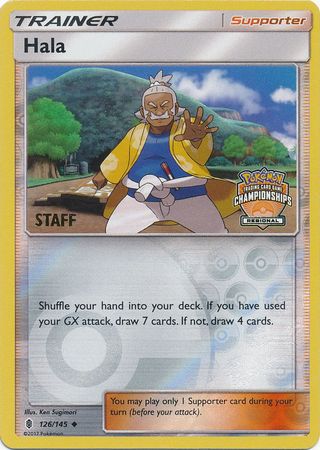 Hala (126/145) (Regional Championship Promo Staff) [Sun & Moon: Guardians Rising] | Exor Games Summserside