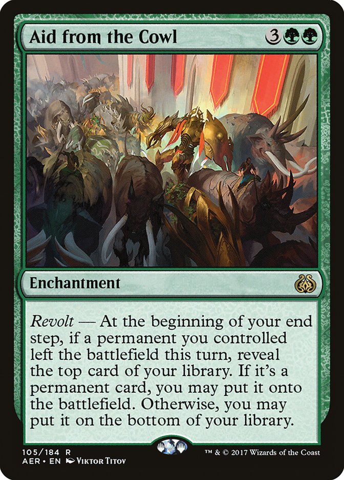 Aid from the Cowl [Aether Revolt] | Exor Games Summserside