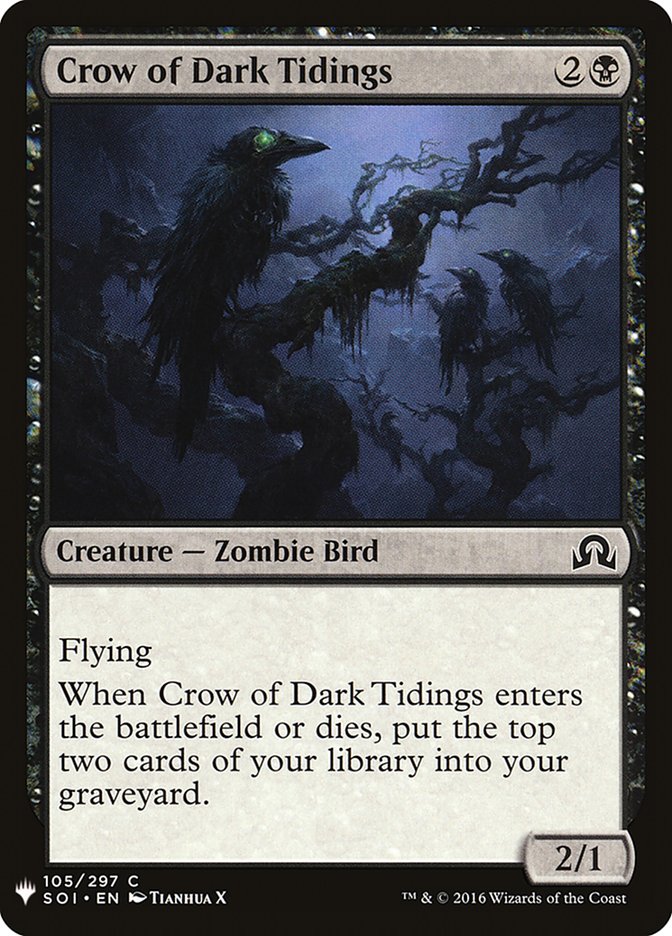 Crow of Dark Tidings [Mystery Booster] | Exor Games Summserside