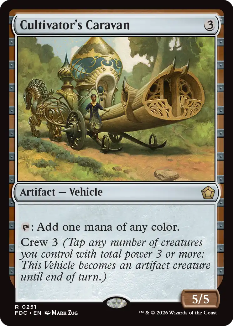Cultivator's Caravan [Foundations Commander] | Exor Games Summserside
