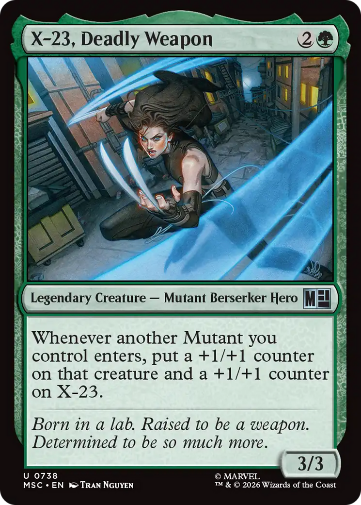 X-23, Deadly Weapon [Marvel Super Heroes Commander] | Exor Games Summserside