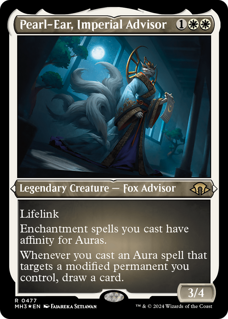 Pearl-Ear, Imperial Advisor (Foil Etched) [Modern Horizons 3] | Exor Games Summserside