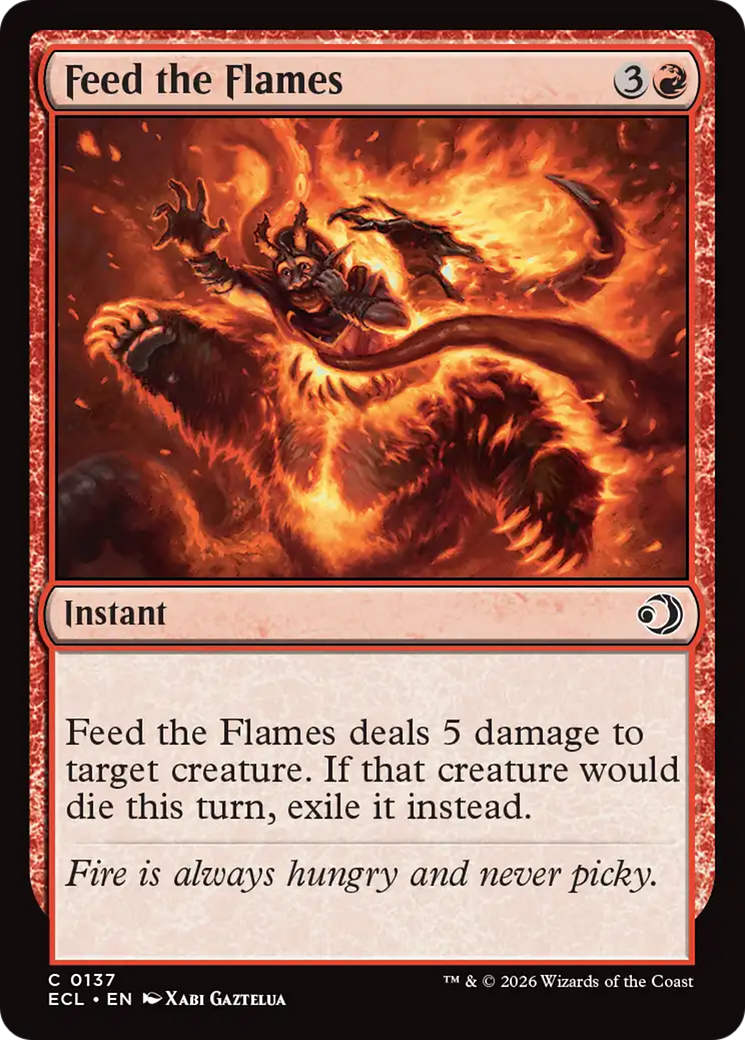Feed the Flames [Lorwyn Eclipsed] | Exor Games Summserside