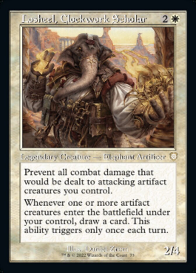 Losheel, Clockwork Scholar (Retro) [The Brothers' War Commander] | Exor Games Summserside