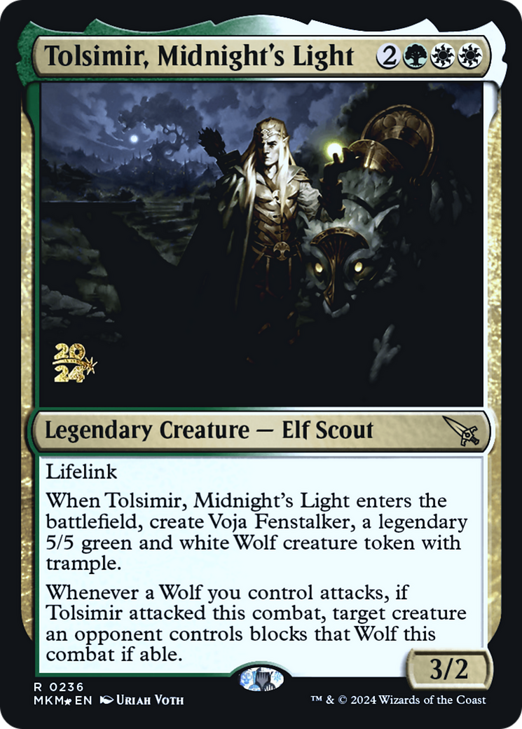 Tolsimir, Midnight's Light [Murders at Karlov Manor Prerelease Promos] | Exor Games Summserside