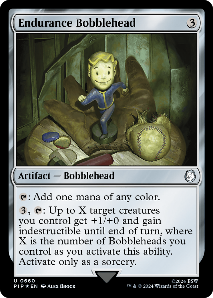 Endurance Bobblehead (Surge Foil) [Fallout] | Exor Games Summserside