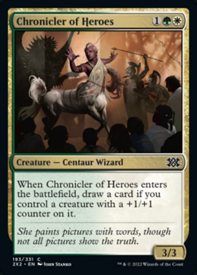 Chronicler of Heroes [Double Masters 2022] | Exor Games Summserside