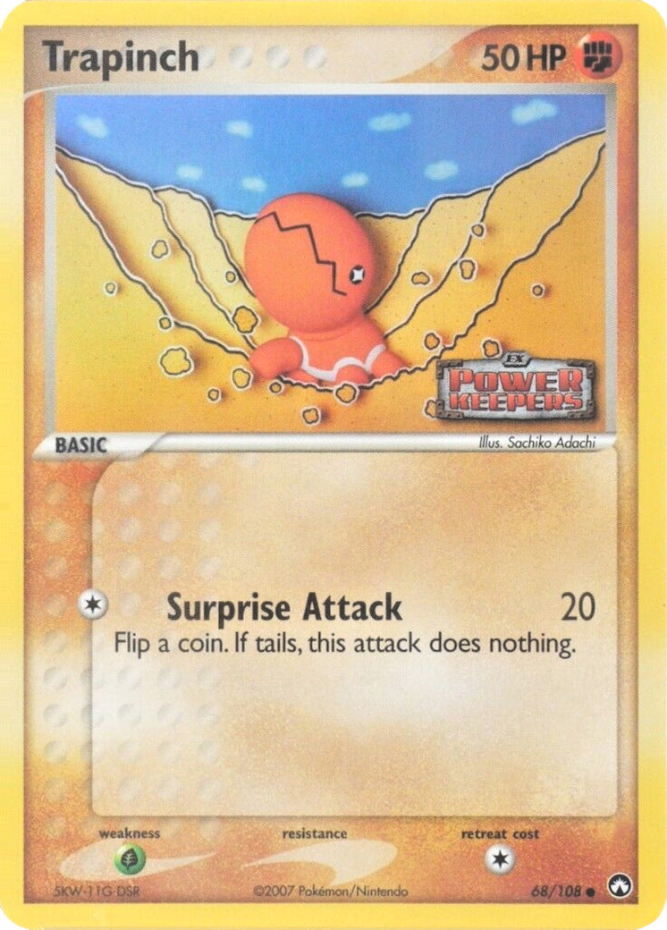 Trapinch (68/108) (Stamped) [EX: Power Keepers] | Exor Games Summserside