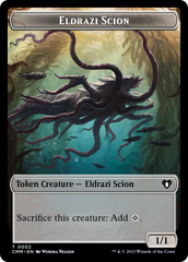 Manifest // Eldrazi Scion Double-Sided Token [Commander Masters Tokens] | Exor Games Summserside