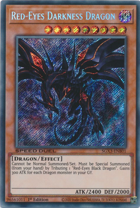 Red-Eyes Darkness Dragon [SGX3-ENB01] Secret Rare | Exor Games Summserside