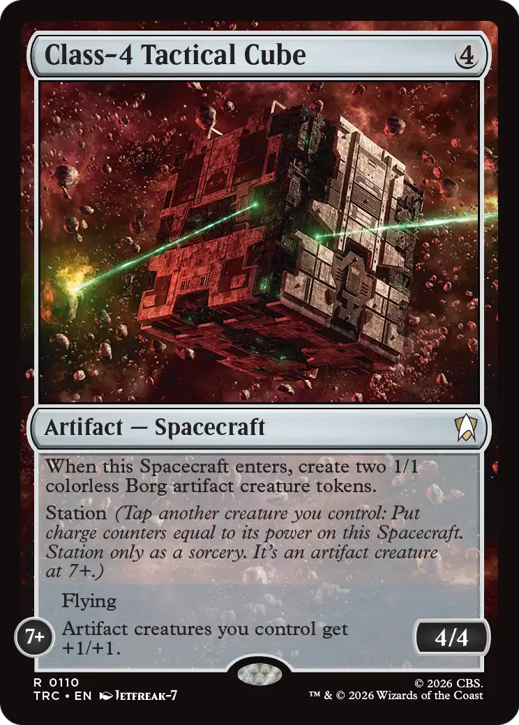 Class-4 Tactical Cube (Surge Foil) [Star Trek Commander] | Exor Games Summserside