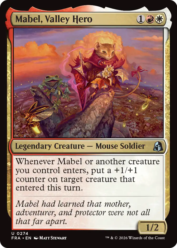 Mabel, Valley Hero [Reality Fracture] | Exor Games Summserside