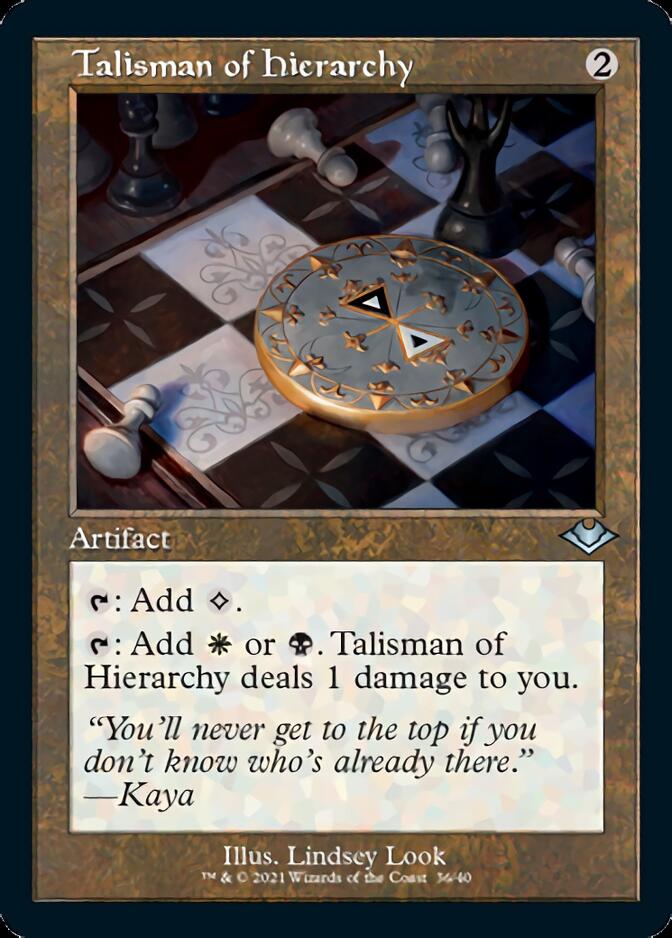 Talisman of Hierarchy (Retro) [Modern Horizons] | Exor Games Summserside