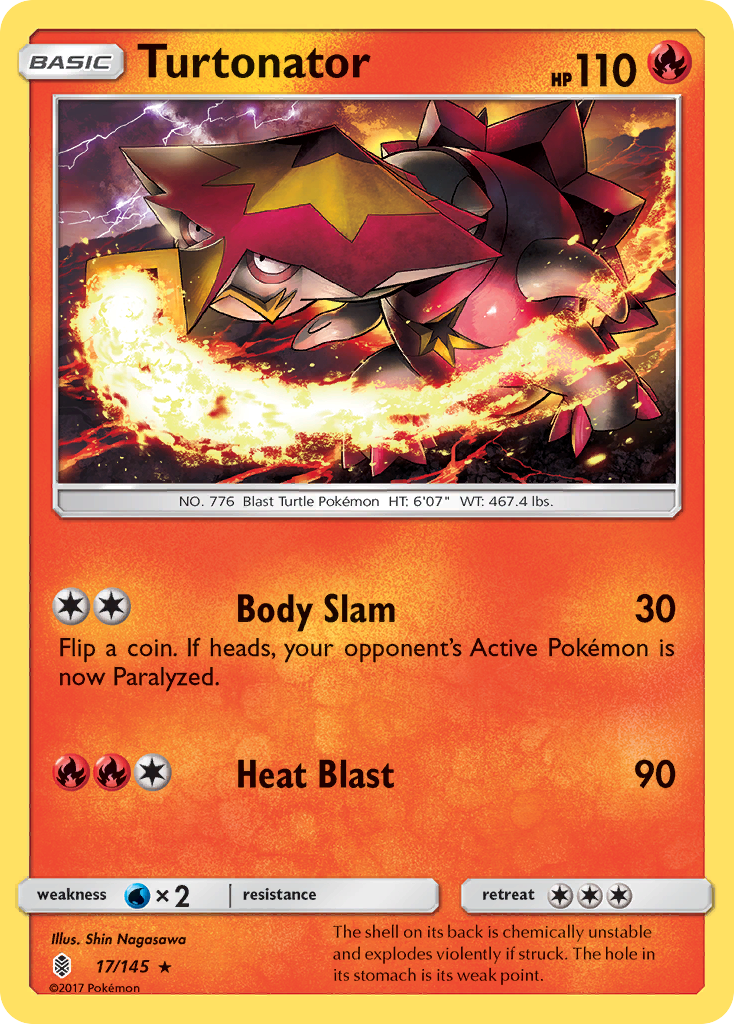 Turtonator (17/145) [Sun & Moon: Guardians Rising] | Exor Games Summserside