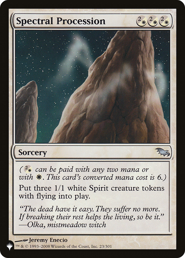 Spectral Procession [The List] | Exor Games Summserside