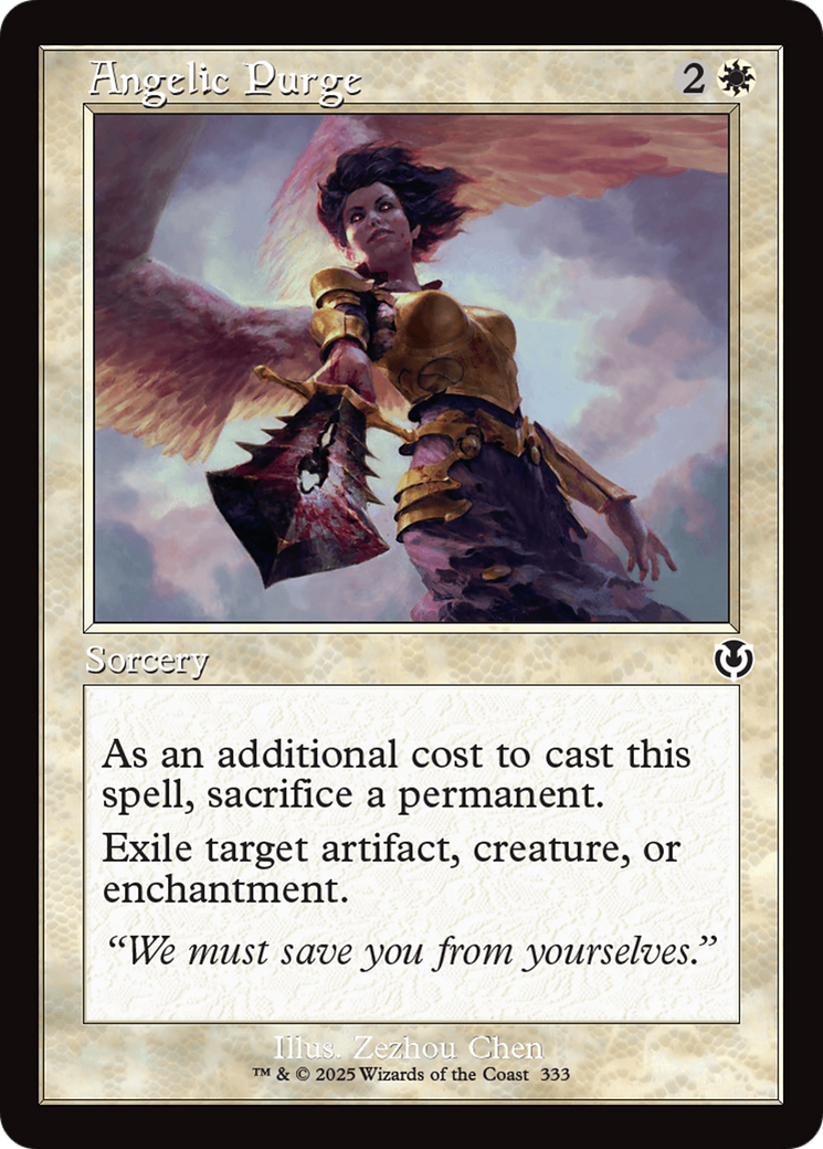 Angelic Purge (Retro Frame) [Innistrad Remastered] | Exor Games Summserside