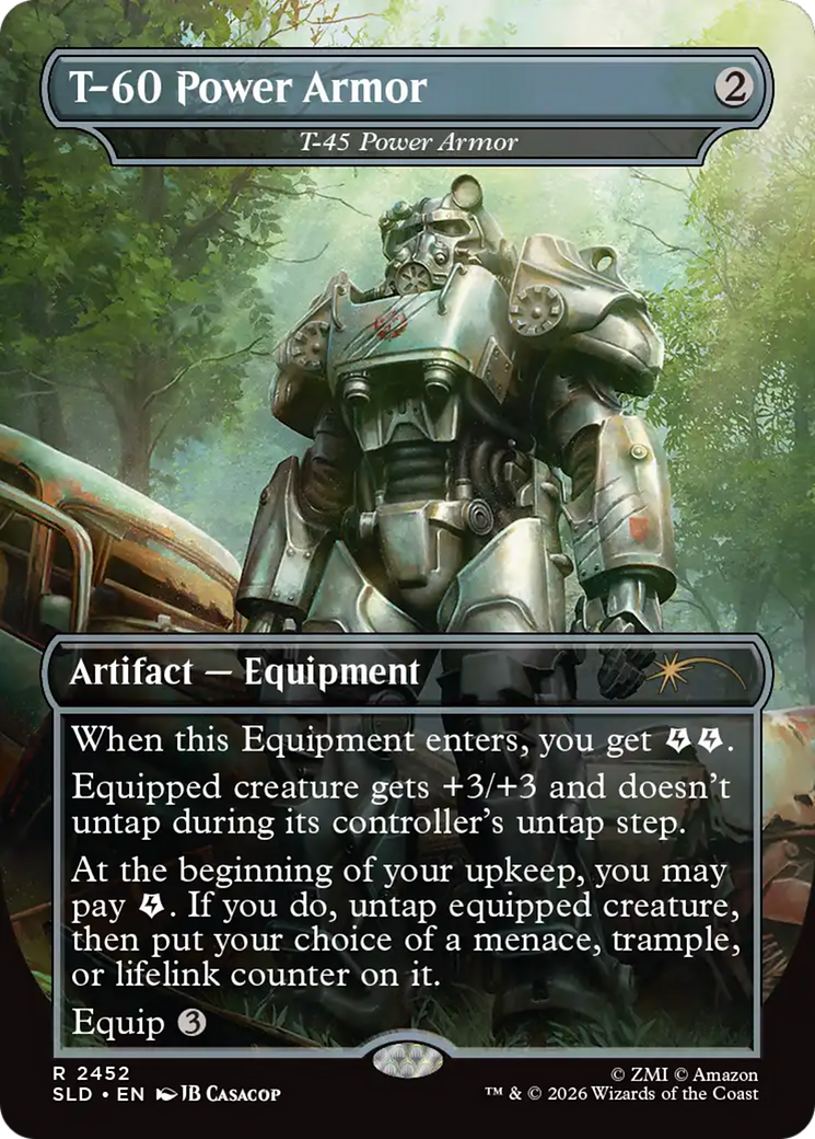 T-60 Power Armor - T-45 Power Armor [Secret Lair Drop Series] | Exor Games Summserside