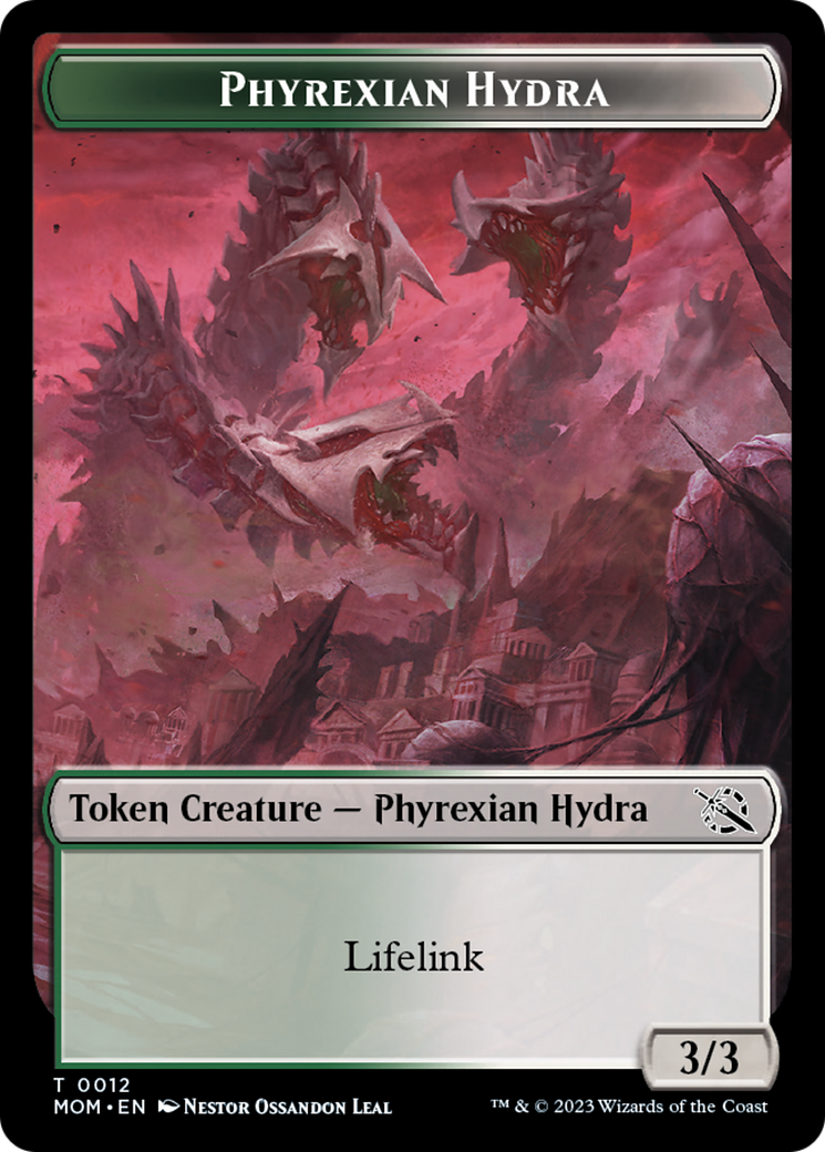 Phyrexian Hydra Token (12) [March of the Machine Tokens] | Exor Games Summserside