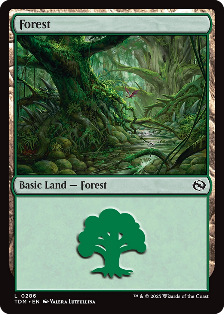 Forest (0286) [Tarkir: Dragonstorm] | Exor Games Summserside