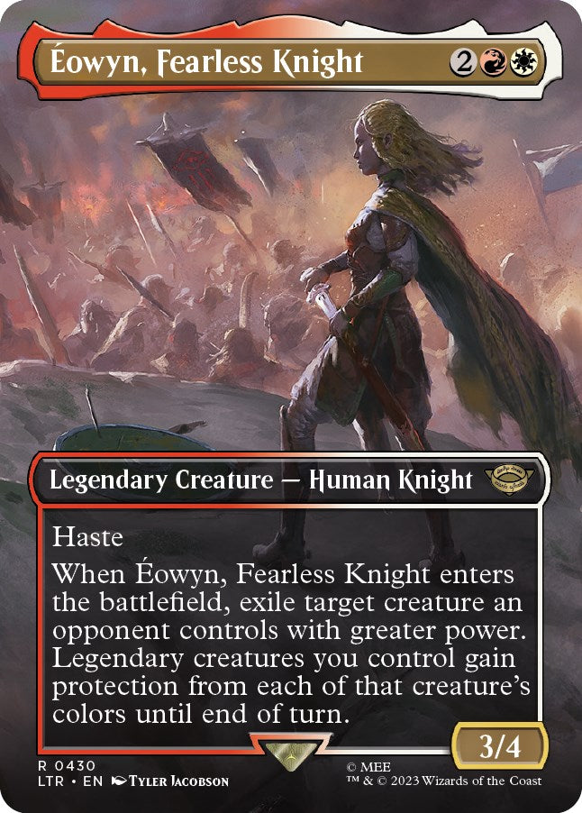 Eowyn, Fearless Knight (Borderless Alternate Art) [The Lord of the Rings: Tales of Middle-Earth] | Exor Games Summserside