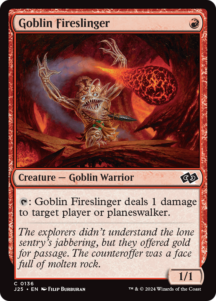 Goblin Fireslinger [Foundations Jumpstart] | Exor Games Summserside