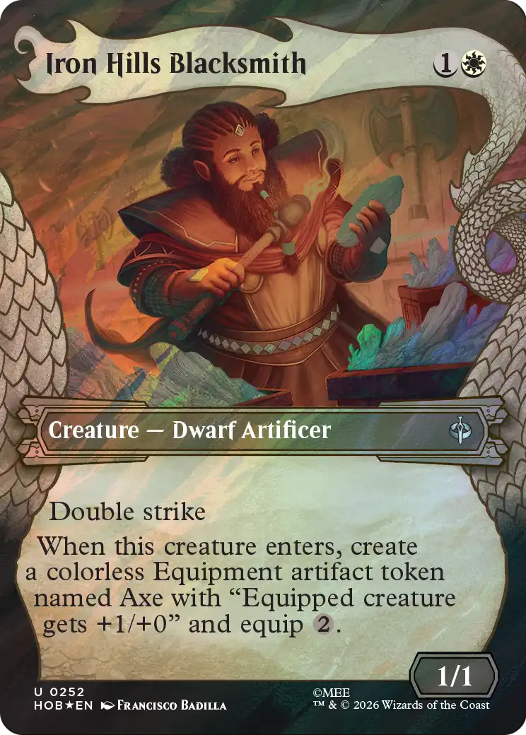 Iron Hills Blacksmith (Showcase) (Surge Foil) [The Hobbit] | Exor Games Summserside
